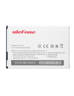 Original Battery 2600mAh for Ulefone Be Pro Be Pro 2