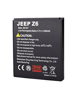 Original Battery 2500mAh for JEEP Z6 Smartphone