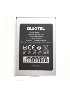 New Battery for OUKITEL K4000 and K4000 LITE 
