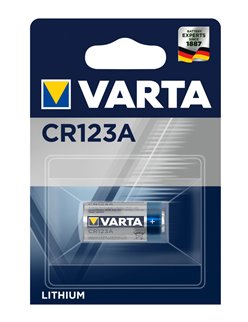 VARTA μπαταρία λιθίου CR123A, 3V, 1τμχ
