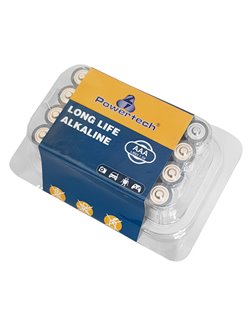 POWERTECH Long Life Αλκαλικές μπαταρίες PT-946, AAA LR03 1.5V, 24τμχ