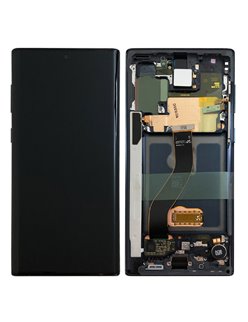 SAMSUNG Original LCD Touch Screen GH82-20818A, Note 10 SM-N970F, μαύρη