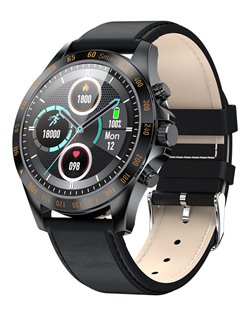 HIFUTURE smartwatch HiGEAR, 1.3", IP68, heart rate monitor, μαύρο