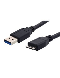 POWERTECH καλώδιο USB 3.0 σε Micro USB CAB-U004, SuperSpeed, 1.5m, μαύρο