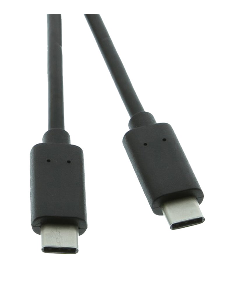 POWERTECH Καλώδιο USB 2.0 Type-C σε Type C, 1m, Black