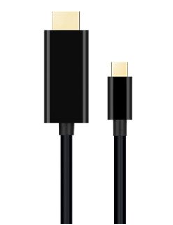POWERTECH καλώδιο USB Type-C σε HDMI 2.0 CAB-UC050, 4K, 2m, μαύρο