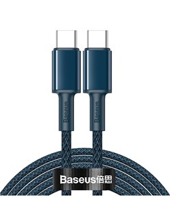 BASEUS καλώδιο USB Type-C CATGD-A03, 5A 100W, 2m, μπλε