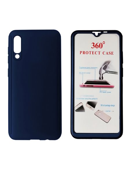 POWERTECH Θήκη Body 360° με Tempered Glass για Xiaomi Mi 9, μπλε