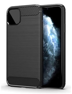 POWERTECH Θήκη Carbon Flex MOB-1547 για iPhone 12 mini, μαύρη