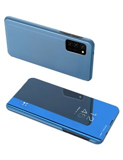 POWERTECH case Clear View MOB-1643 for Samsung A72 5G, blue