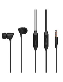 CELEBRAT earphones με μικρόφωνο G7, 3.5mm, 1.2m, μαύρα