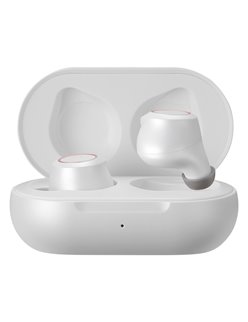 ROCKROSE earbuds Opera III με θήκη φόρτισης, True Wireless, λευκά