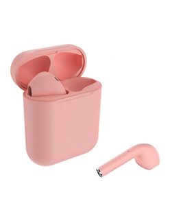 CELEBRAT earphones W10, true wireless, με θήκη φόρτισης, ροζ