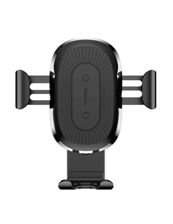 BASEUS wireless charger and car stand WXYL-01, 10W, black