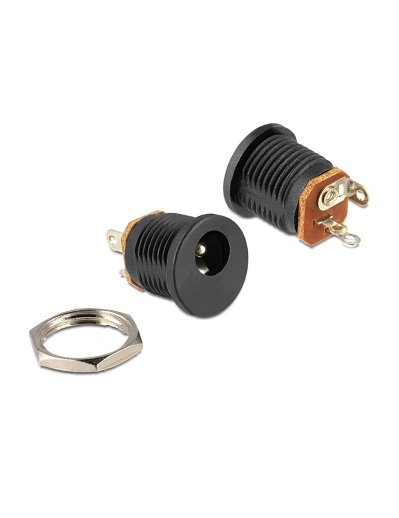 DELOCK Installation socket DC 2.5 x 5.5mm