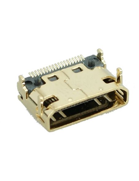 HDMI Connector Mini C TYPE1, Copper, Gold