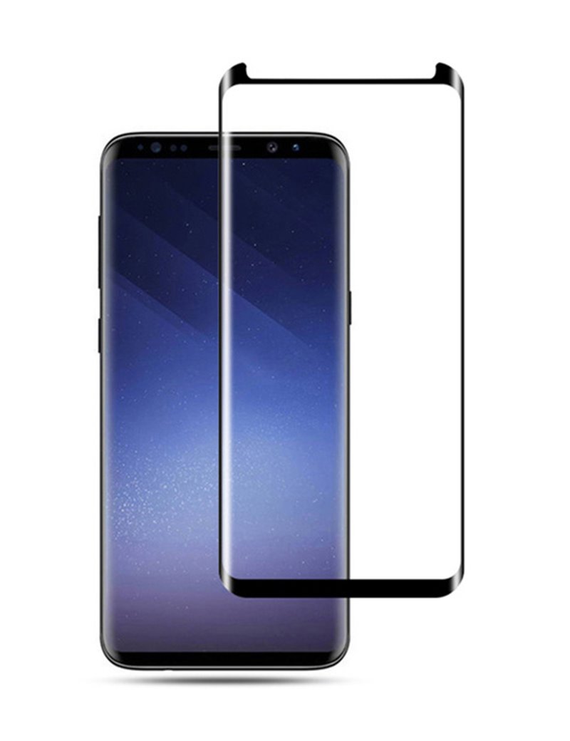 POWERTECH Tempered Glass 3D, Mini, Full glue για Samsung S9 Plus, Black