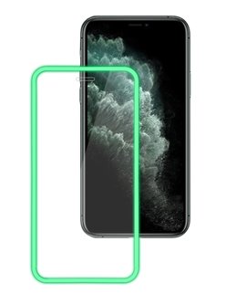 POWERTECH Tempered Glass 5D, φωσφοριζέ, full glue, για iPhone X