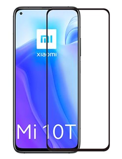 POWERTECH Tempered Glass 5D, full glue, Xiaomi Mi 10T/Lite/Pro 5G, μαύρο