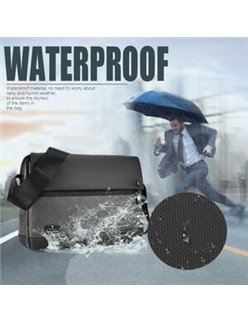 ARCTIC HUNTER τσάντα ώμου K00089-BK, με θήκη tablet, μαύρη