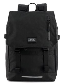 MARK RYDEN τσάντα πλάτης MR5748, με θήκη laptop 15.6", μαύρη