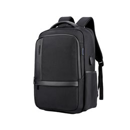 ARCTIC HUNTER backpack B00120C-BK with laptop sleeve 15.6", black